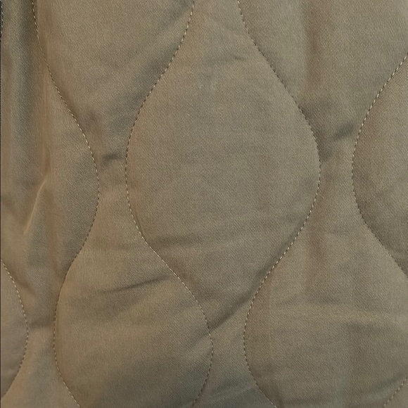 Sezane Feral Jacket, Reversible, Olive Green & Floral Quilted Jacket - Picture 3 of 9